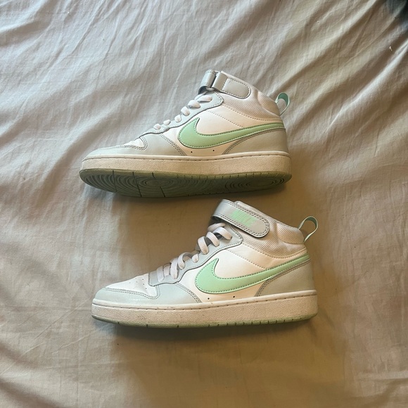nike court borough mids, pure platinum mint foam - Picture 2 of 4